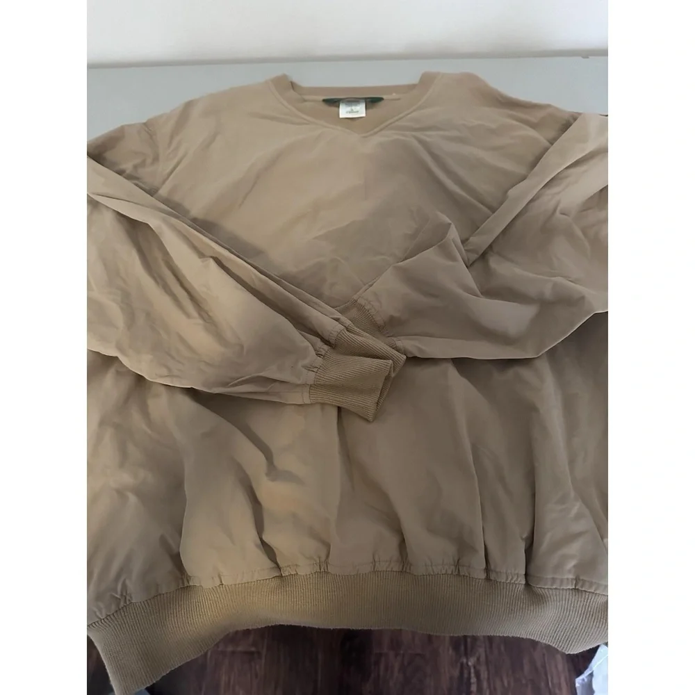 Outer Banks Tan and brown vintage windbreaker windbreaker